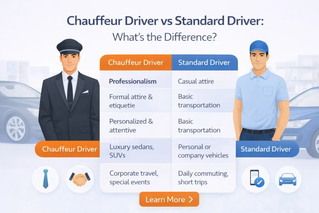 Chauffeur Driver vs Standard Driver