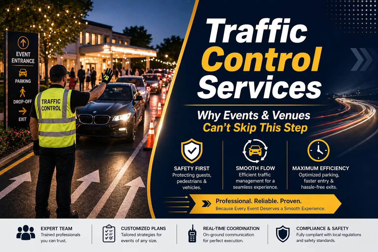 Traffic Control Services: Why Events & Venues Can’t Skip This Critical Step